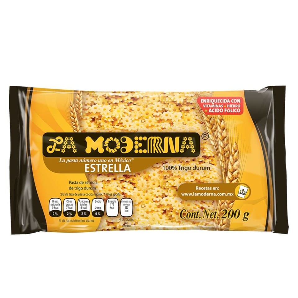 Sopa La Moderna Estrella 200 gr