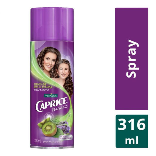 Spray Caprice Naturals esencia de Kiwi y Lavanda 316 ml