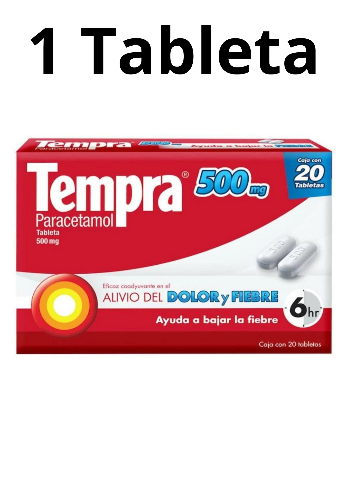 Tempra 500 mg Adulto