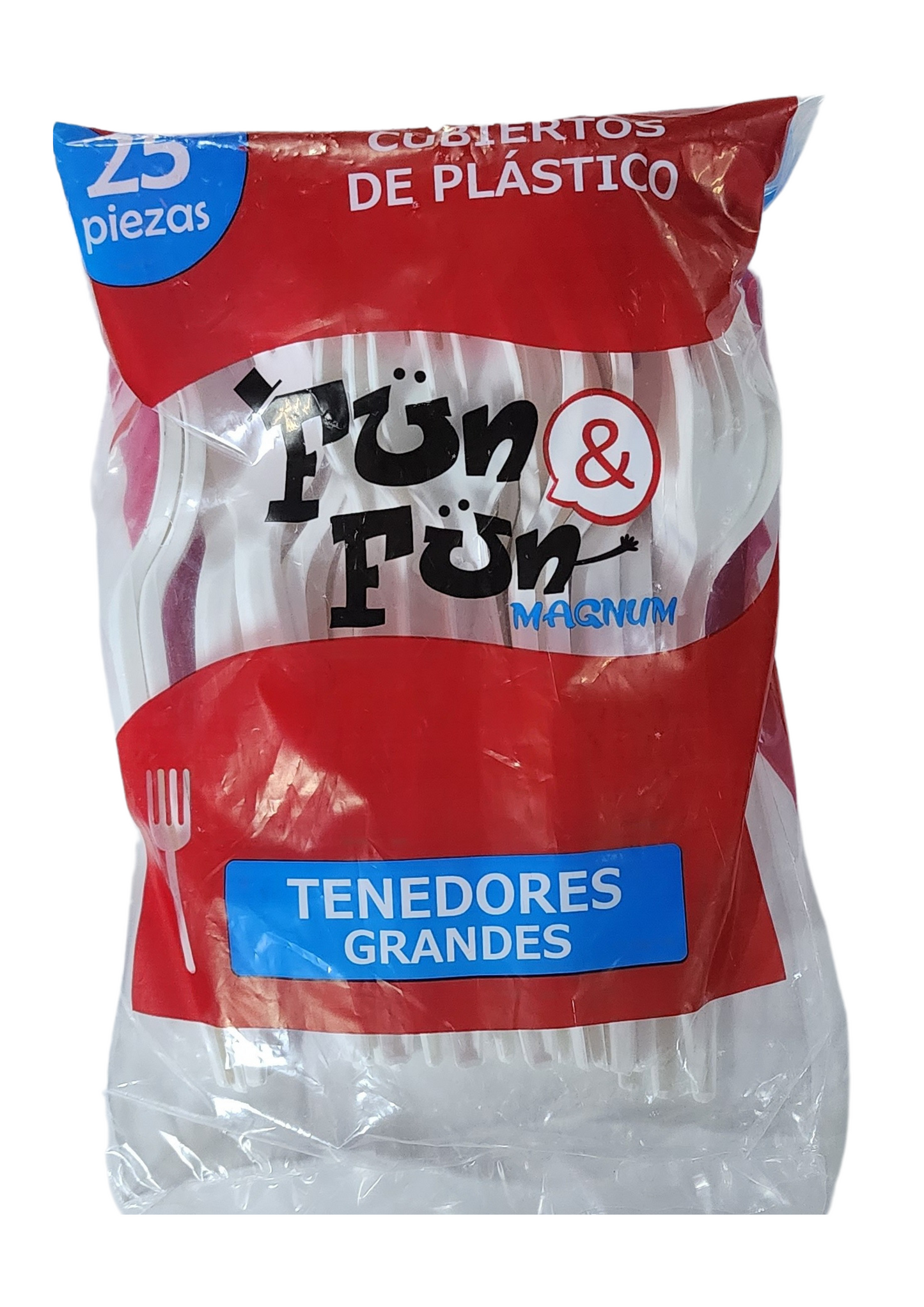 Tenedor Grande Fun Fun 25 Piezas