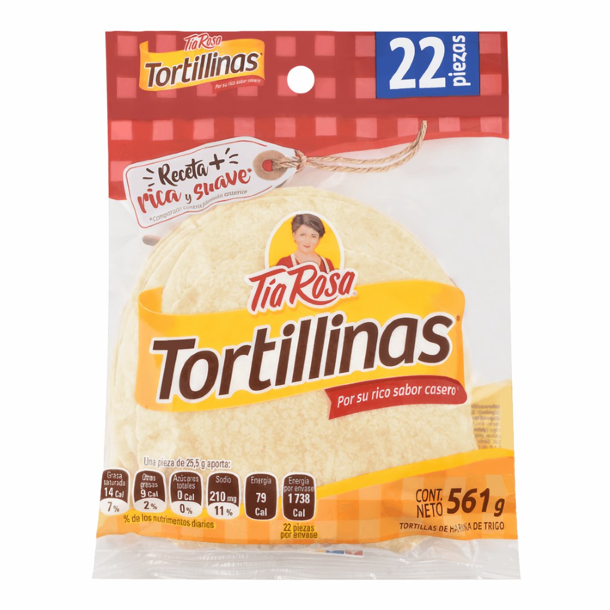 Tortillinas Tia Rosa 22 Piezas 561 gr