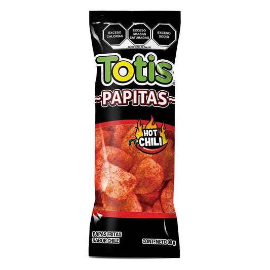 Totis Papitas Hot Chili 90 gr