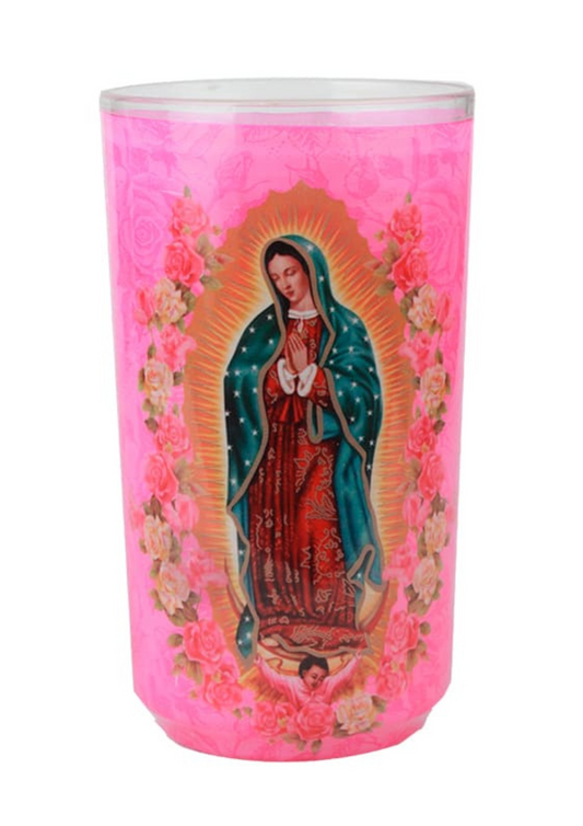 Veladora Luz Eterna Virgen Guadalupe