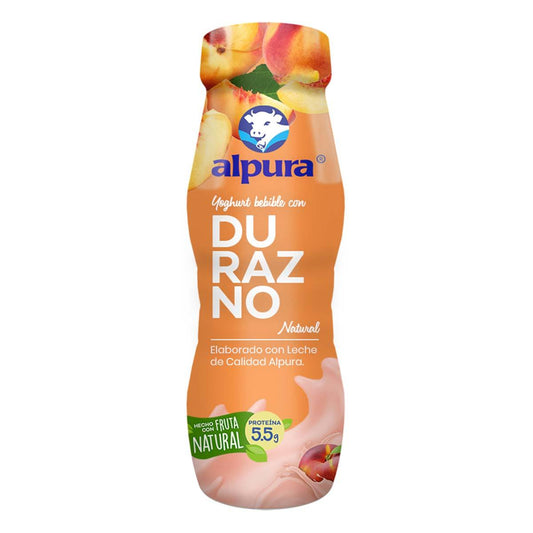 Yoghurt Bebible Alpura con Durazno 220 gr