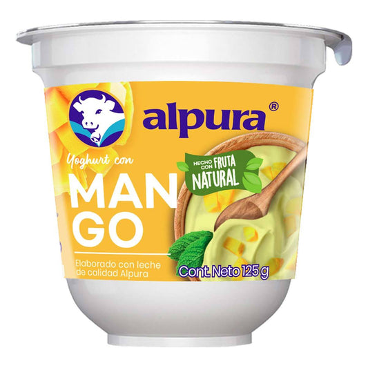 Yoghurt Vasito Alpura con Mango 125 gr